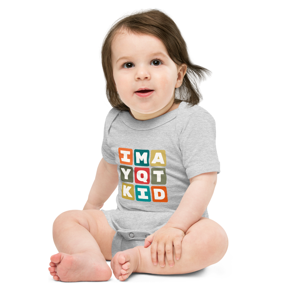 Baby Bodysuit - Colourful Blocks • YQT Thunder Bay • YHM Designs - Image 01