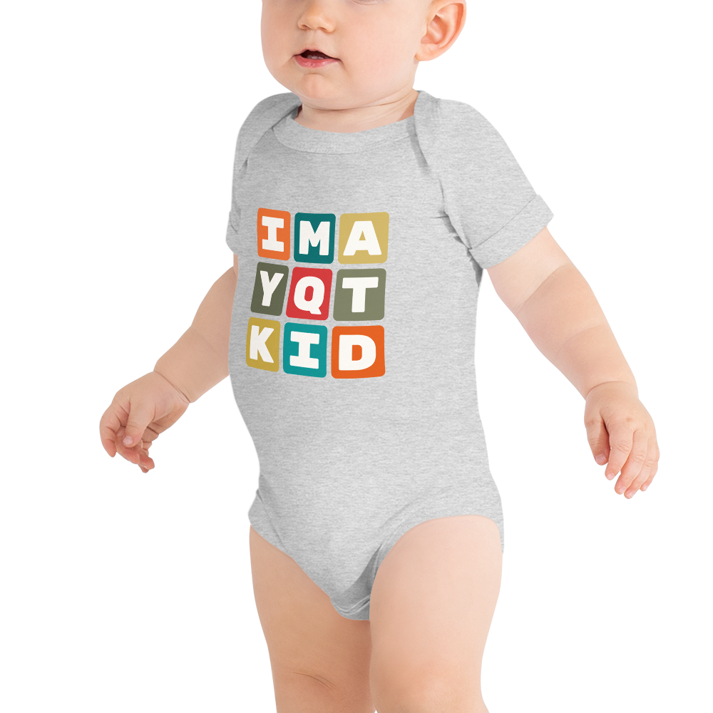 Baby Bodysuit - Colourful Blocks • YQT Thunder Bay • YHM Designs - Image 03