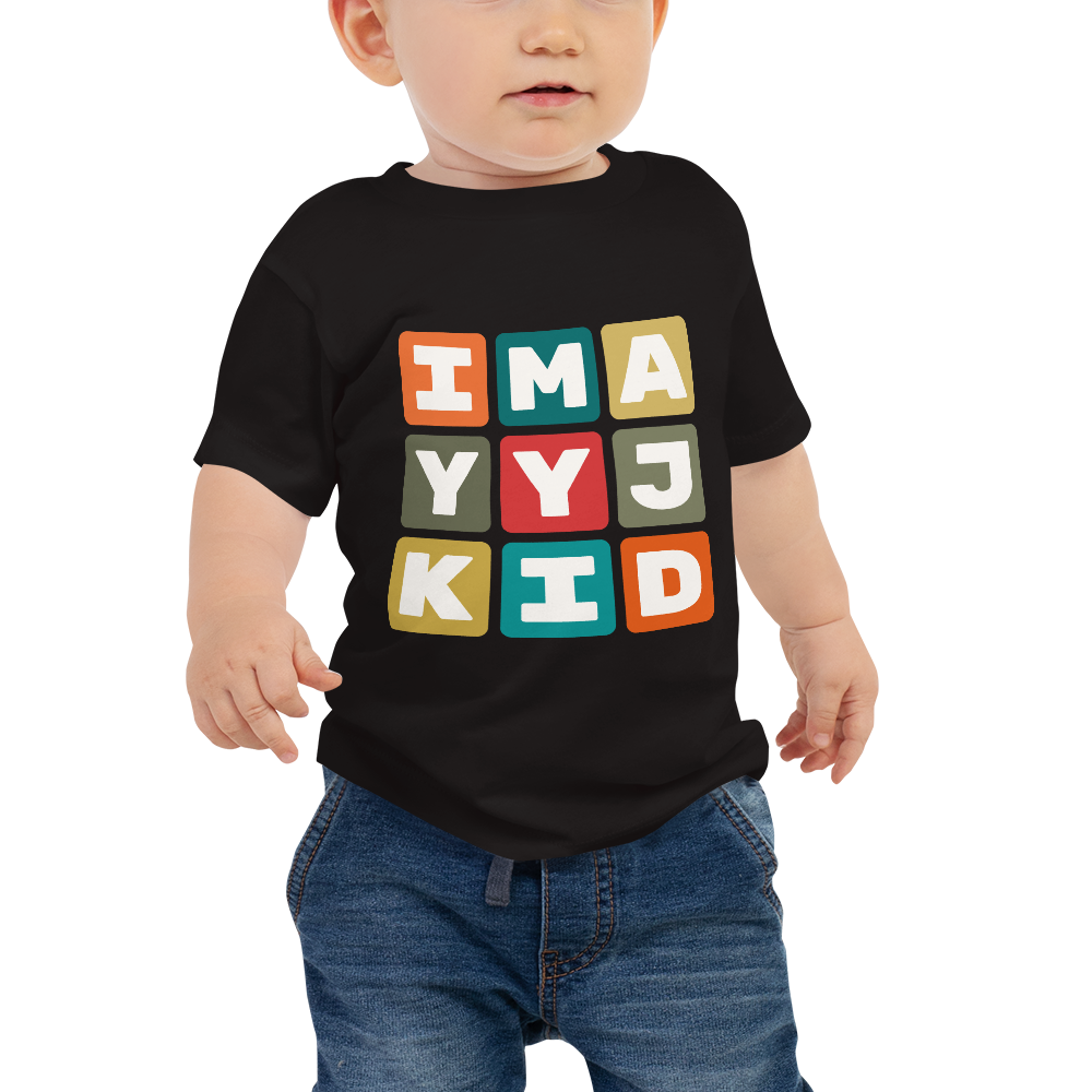 Baby T-Shirt - Colourful Blocks • YYJ Victoria • YHM Designs - Image 01