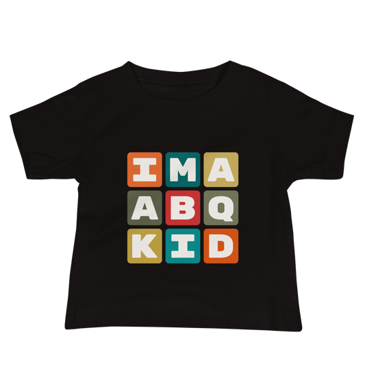Baby T-Shirt - Colourful Blocks • ABQ Albuquerque • YHM Designs - Image 02
