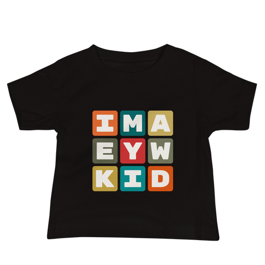 EYW Key West Baby T-Shirt • Colourful Blocks Design • YHM Designs - Image 02