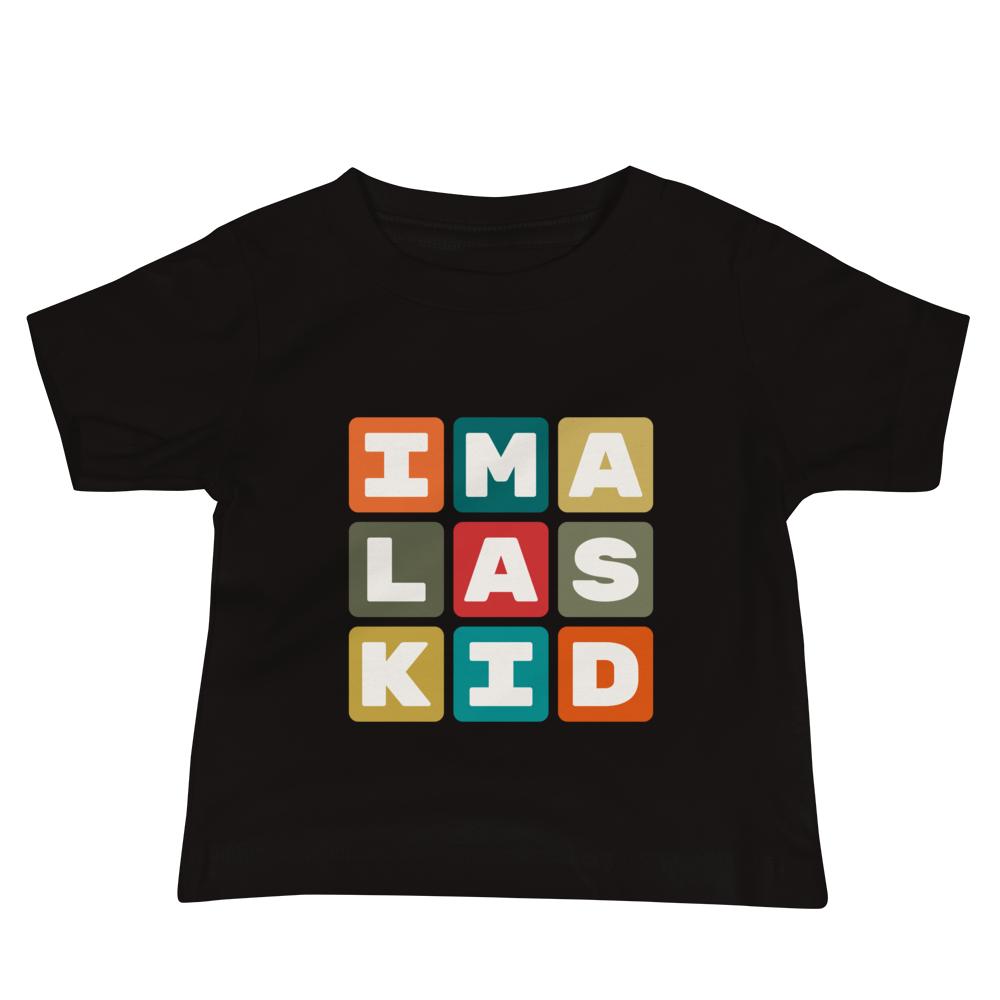 Baby T-Shirt - Colourful Blocks • LAS Las Vegas • YHM Designs - Image 02