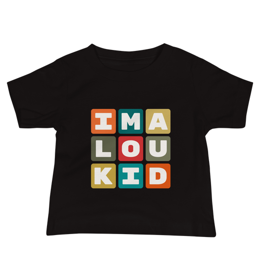 Baby T-Shirt - Colourful Blocks • LOU Louisville • YHM Designs - Image 02