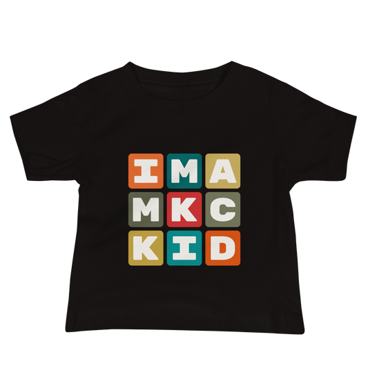 MKC Kansas City Baby T-Shirt • Colourful Blocks Design • YHM Designs - Image 02