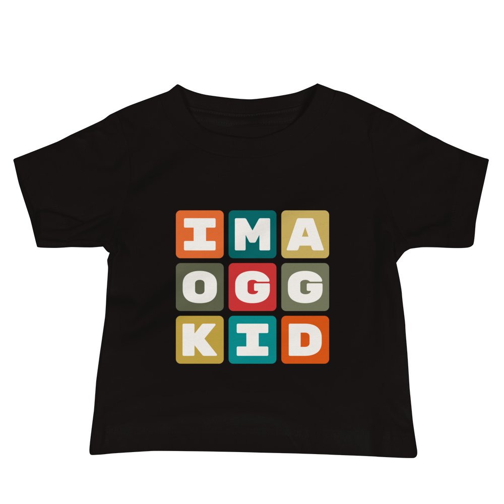 OGG Maui Baby T-Shirt • Colourful Blocks Design • YHM Designs - Image 02