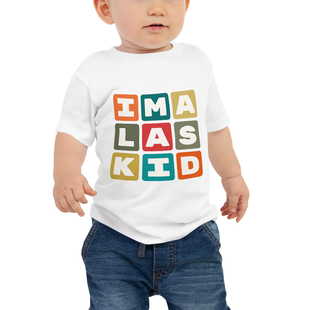 Baby T-Shirt - Colourful Blocks • LAS Las Vegas • YHM Designs - Image 03