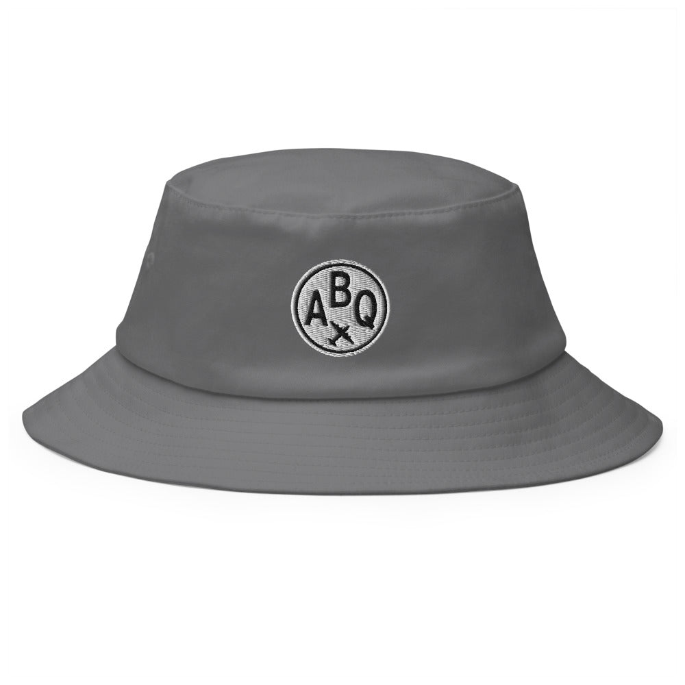 Roundel Bucket Hat - Black & White • ABQ Albuquerque • YHM Designs - Image 05