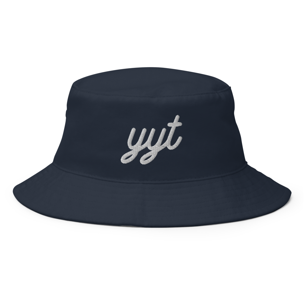 Vintage Script Bucket Hat • YYT St. John's • YHM Designs - Image 07
