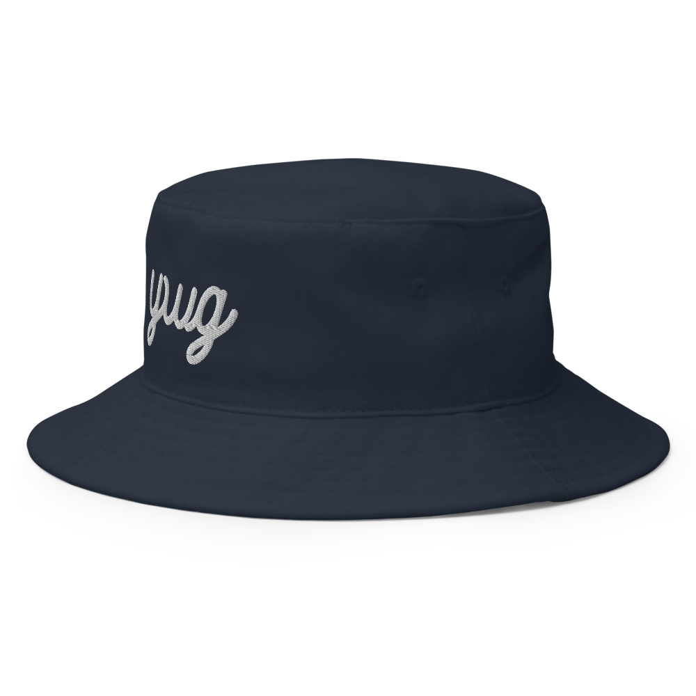 Vintage Script Bucket Hat • YWG Winnipeg • YHM Designs - Image 08