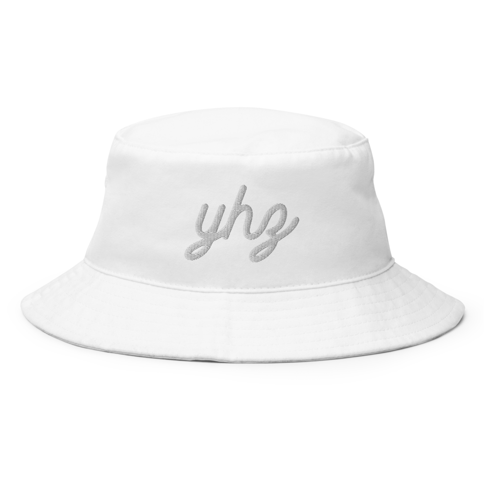 Vintage Script Bucket Hat • YHZ Halifax • YHM Designs - Image 09