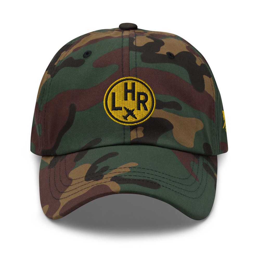 Roundel Design Baseball Cap • LHR London • YHM Designs - Image 07