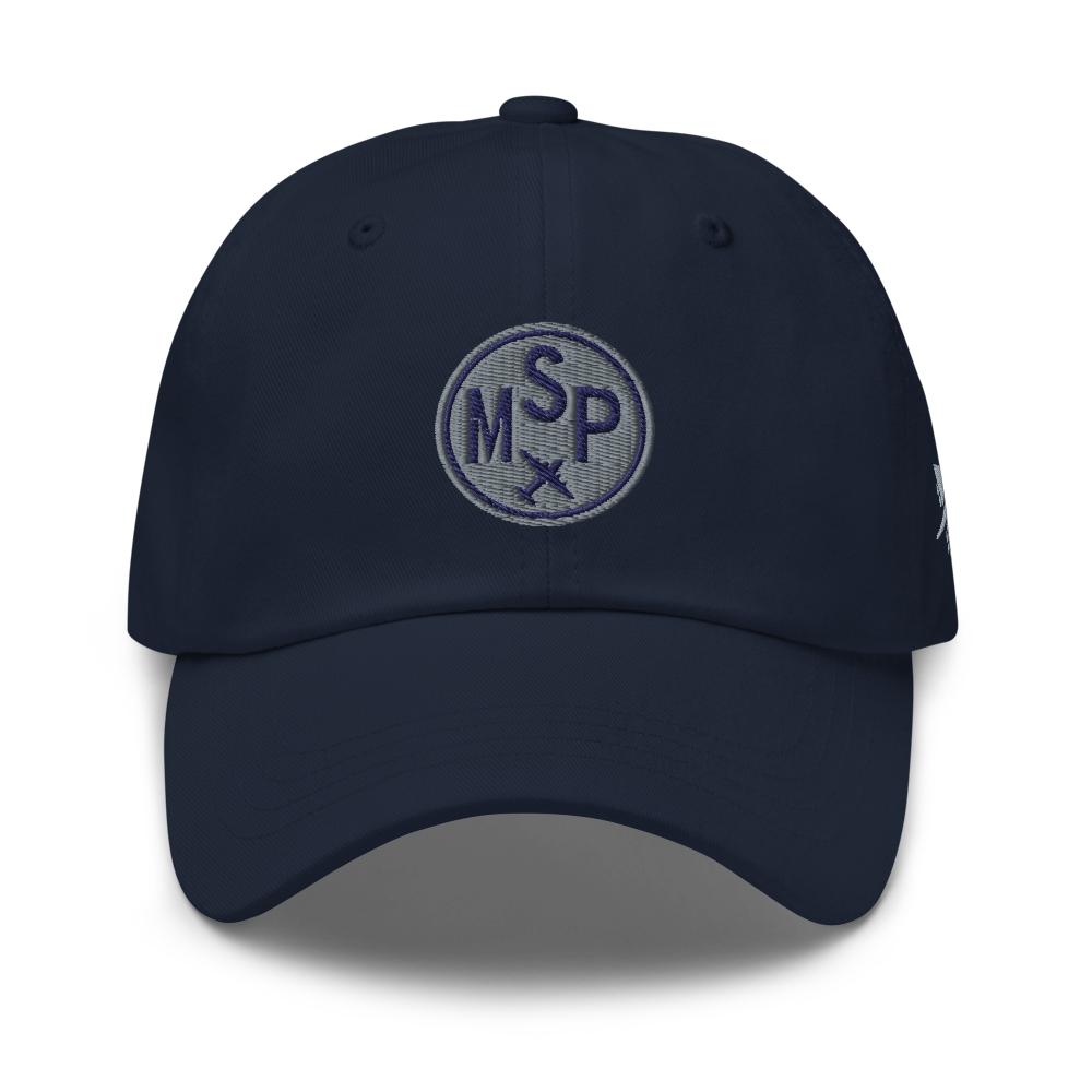 Roundel Baseball Cap - Grey • MSP Minneapolis • YHM Designs - Image 09
