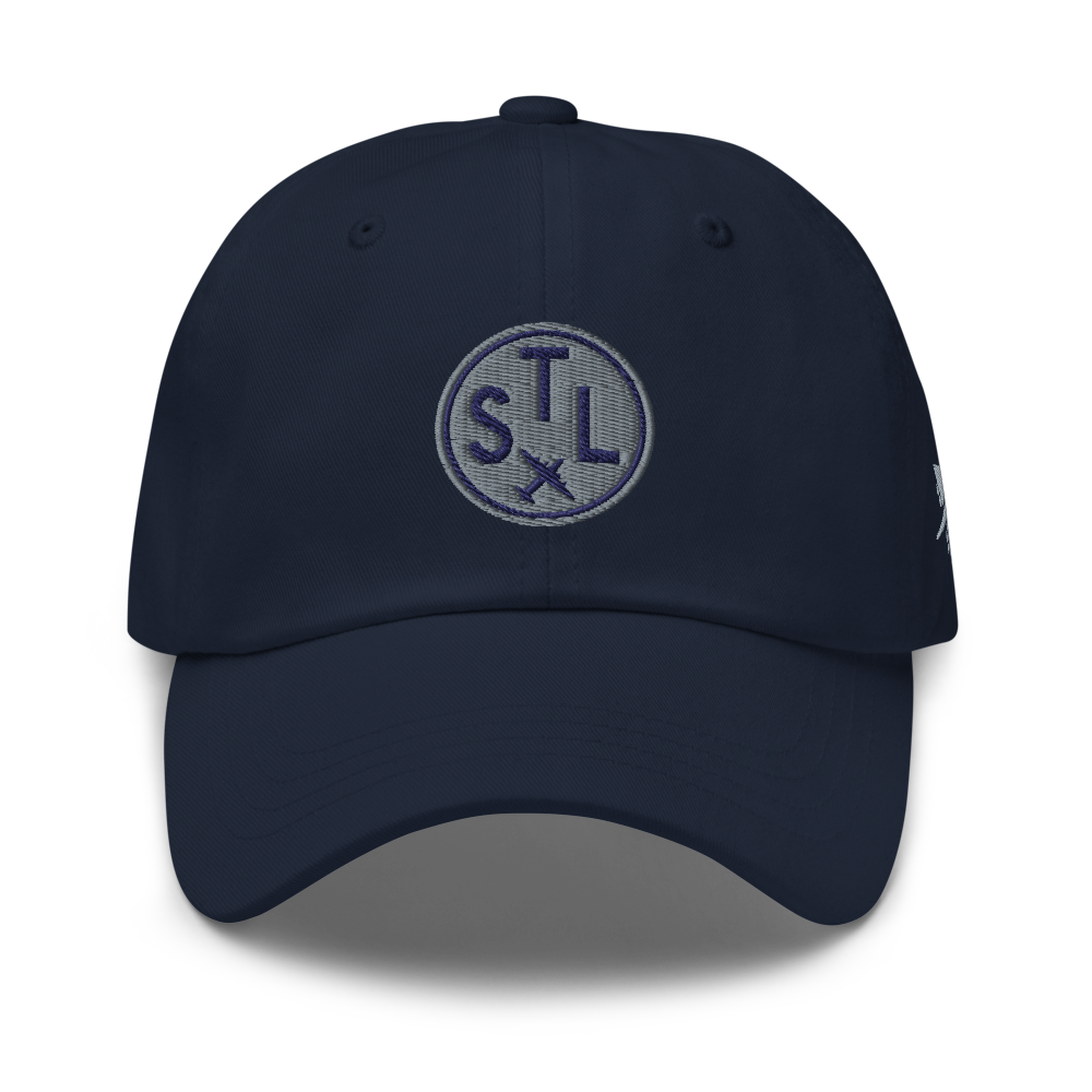 Roundel Baseball Cap - Grey • STL St. Louis • YHM Designs - Image 09