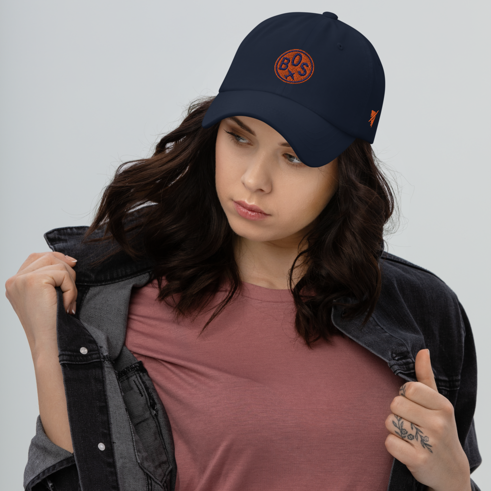 Roundel Design Baseball Cap • BOS Boston • YHM Designs - Image 03