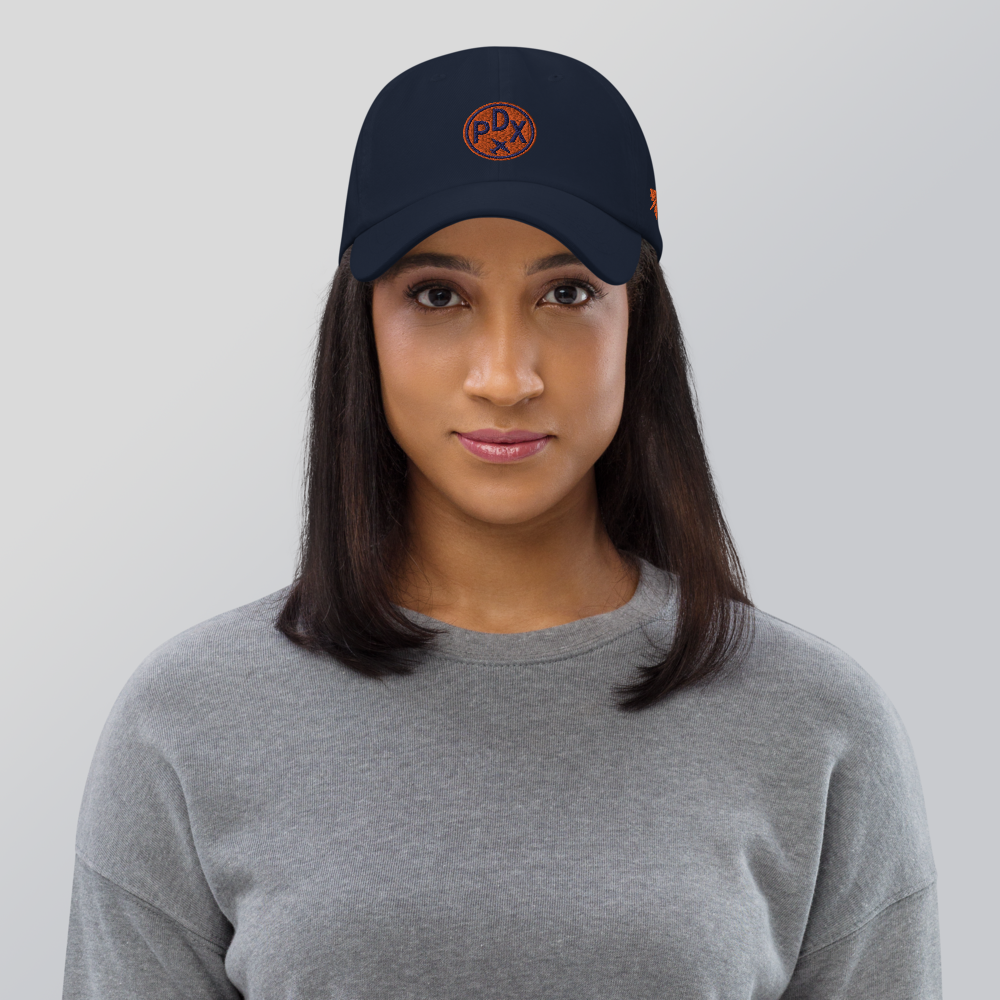 Roundel Design Baseball Cap • PDX Portland • YHM Designs - Image 04