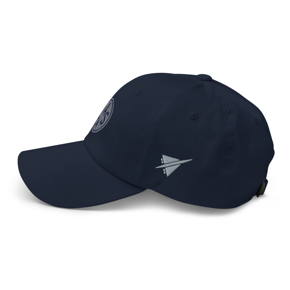 Roundel Baseball Cap - Grey • LAS Las Vegas • YHM Designs - Image 11