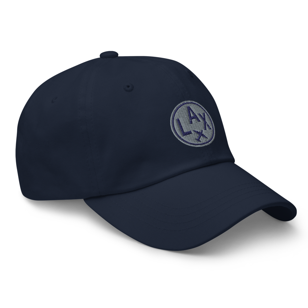 Roundel Baseball Cap - Grey • LAX Los Angeles • YHM Designs - Image 10