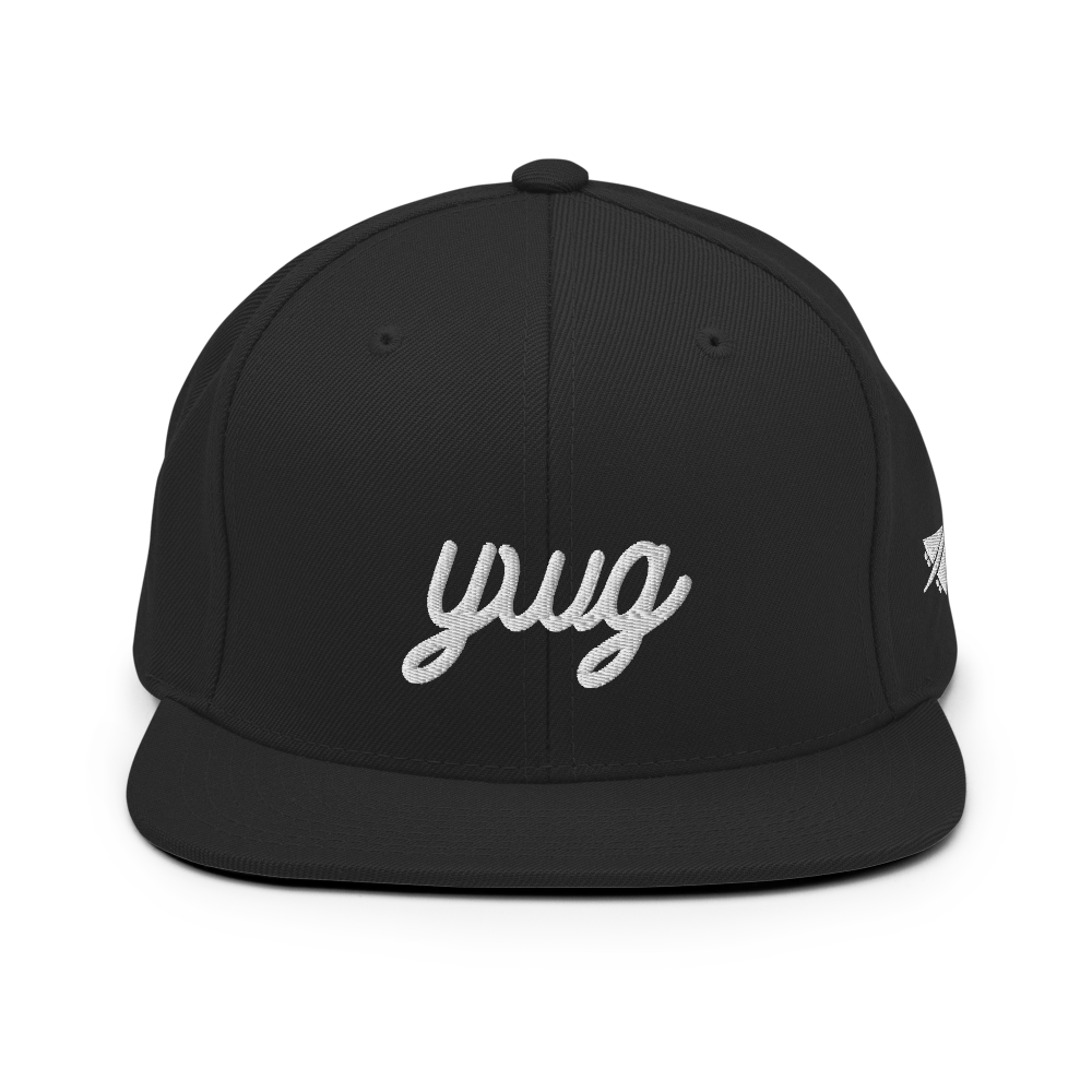 Vintage Script Snapback Hat • YWG Winnipeg • YHM Designs - Image 08