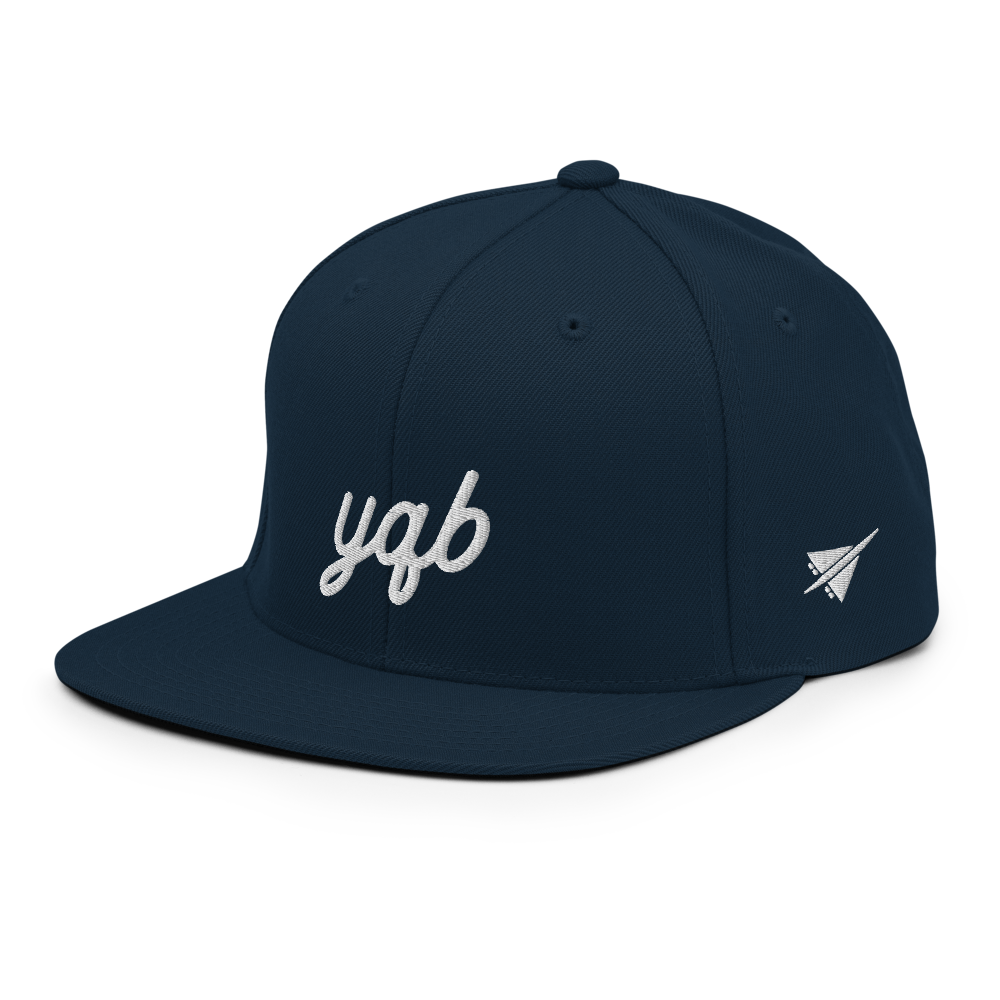 Vintage Script Snapback Hat • YQB Quebec City • YHM Designs - Image 07