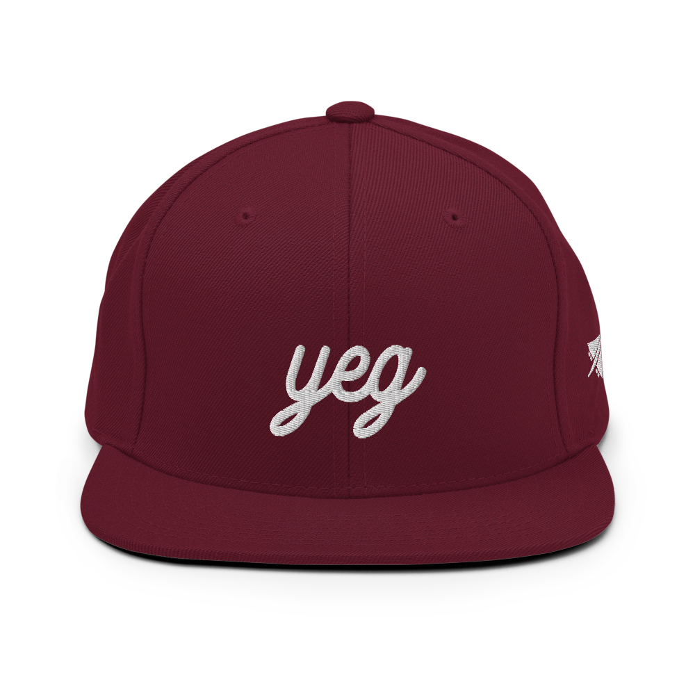 Vintage Script Snapback Hat • YEG Edmonton • YHM Designs - Image 10