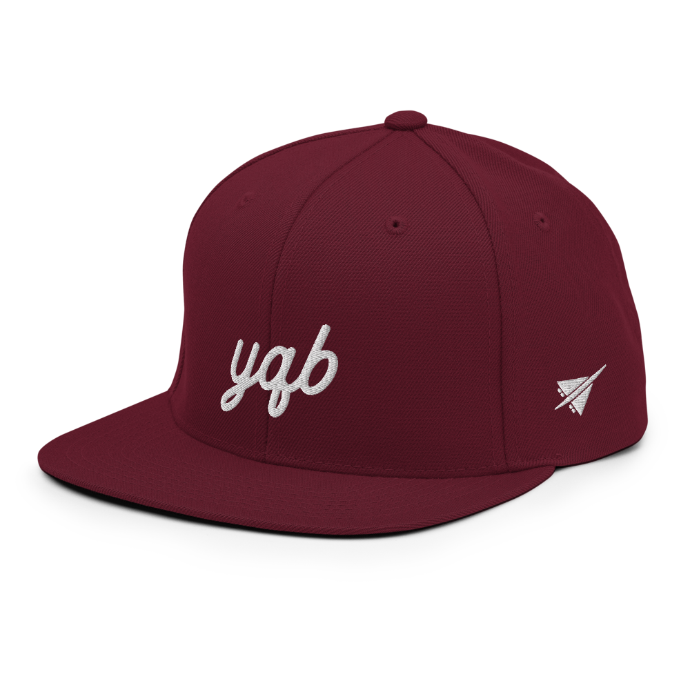 Vintage Script Snapback Hat • YQB Quebec City • YHM Designs - Image 12