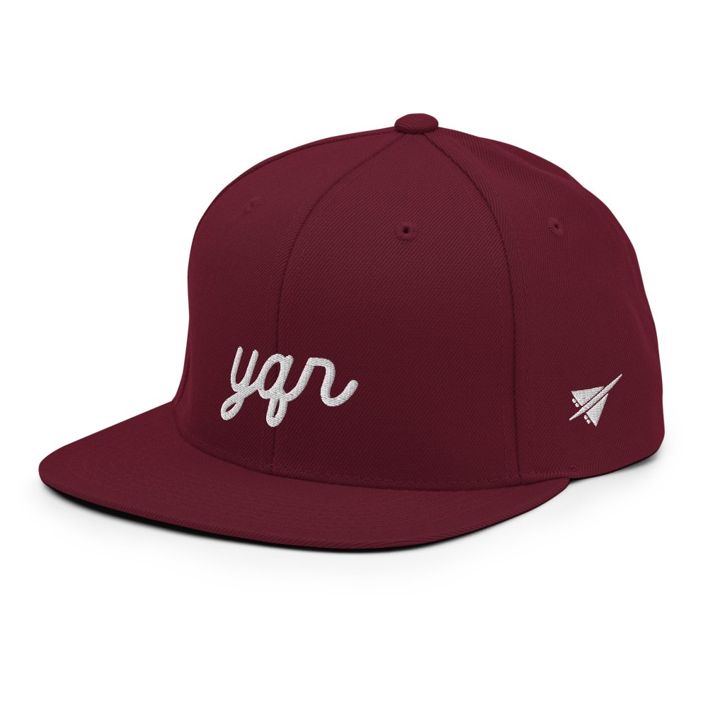 Vintage Script Snapback Hat • YQR Regina • YHM Designs - Image 12