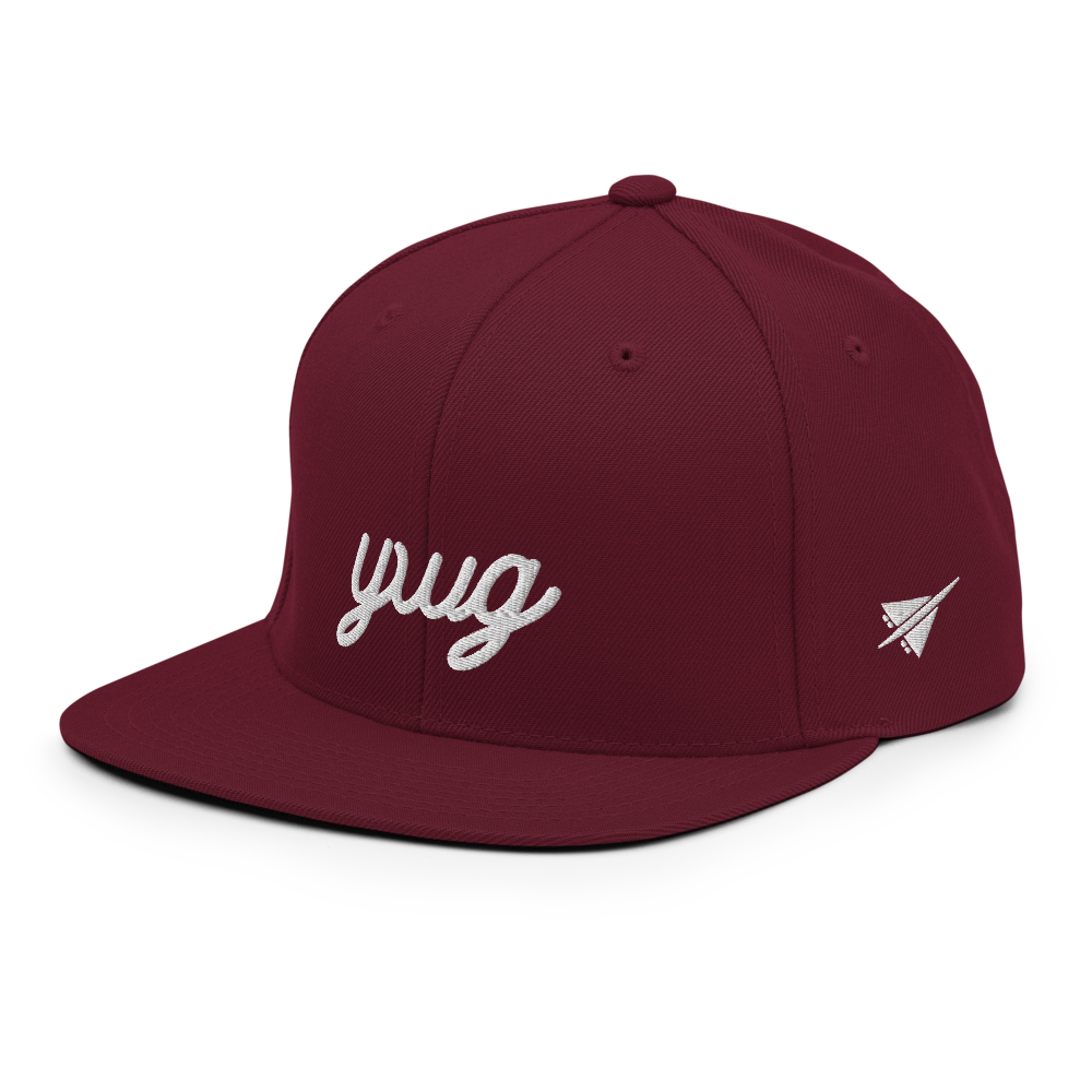 Vintage Script Snapback Hat • YWG Winnipeg • YHM Designs - Image 12