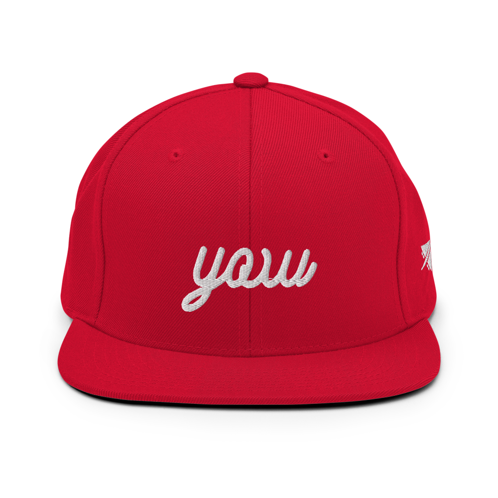 Vintage Script Snapback Hat • YOW Ottawa • YHM Designs - Image 13