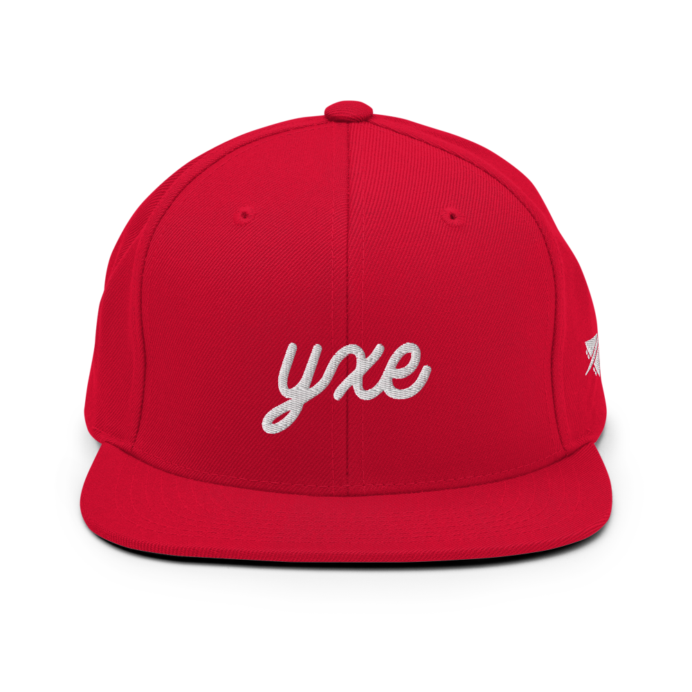 Vintage Script Snapback Hat • YXE Saskatoon • YHM Designs - Image 13
