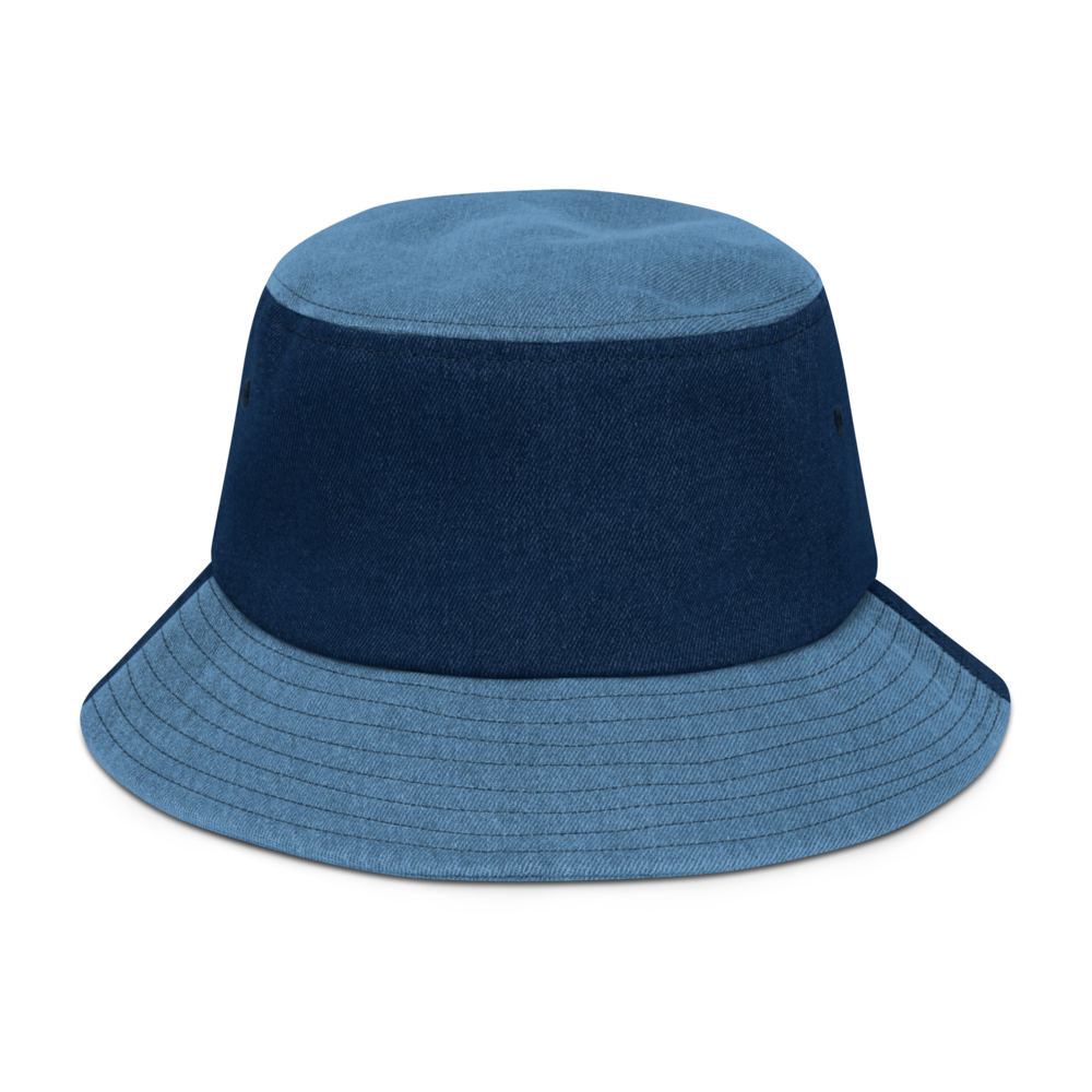 Vintage Script Denim Bucket Hat • YEG Edmonton • YHM Designs - Image 13