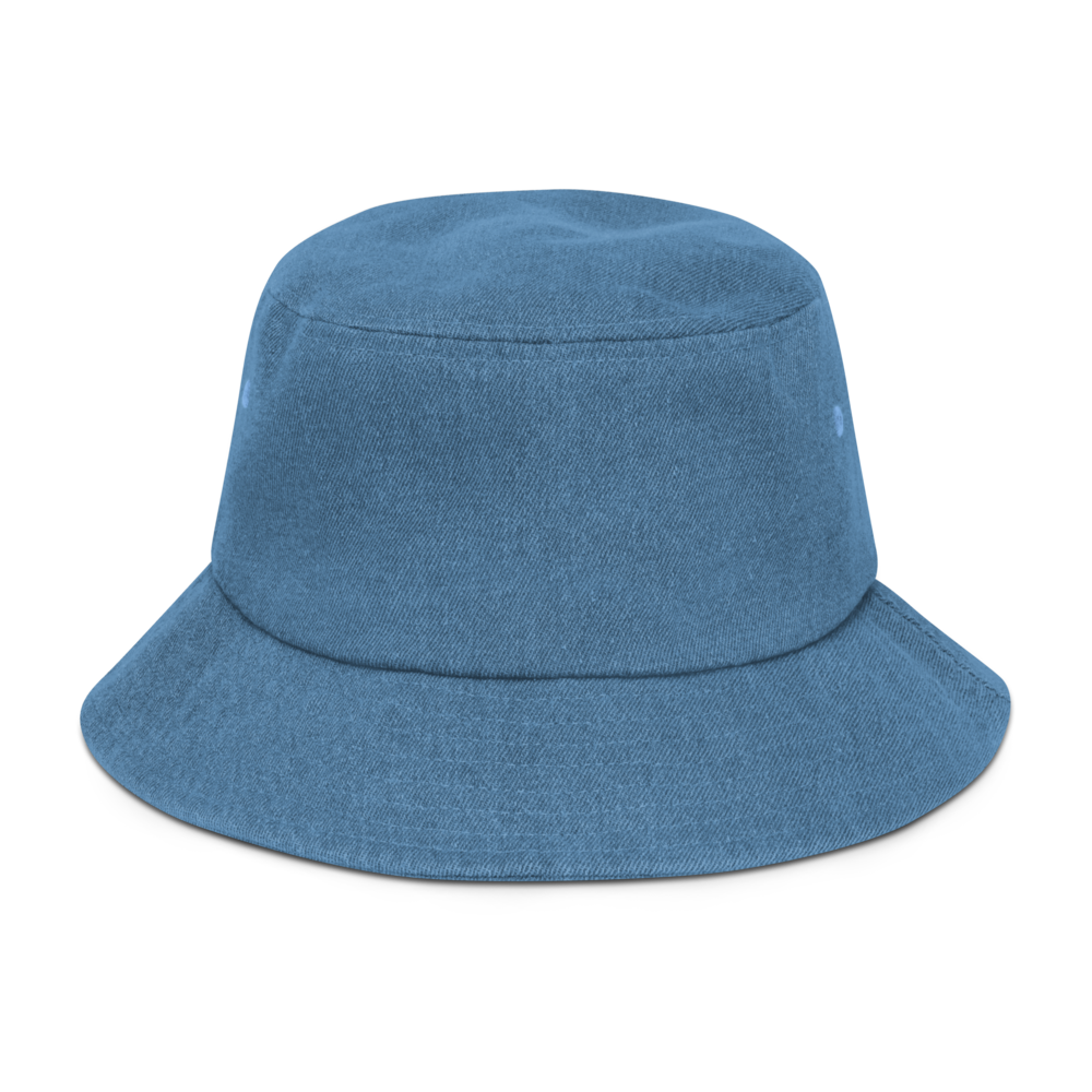 Vintage Script Denim Bucket Hat • YEG Edmonton • YHM Designs - Image 17