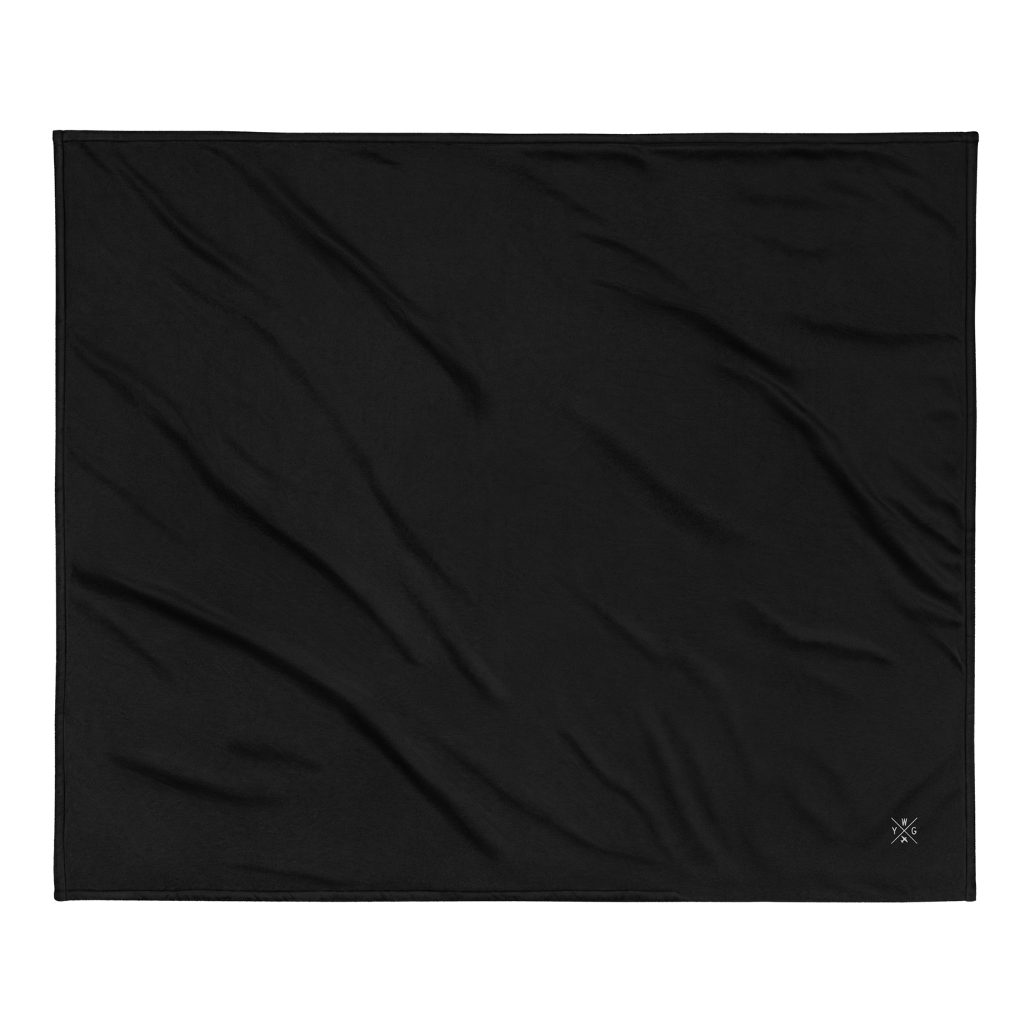 Crossed-X Premium Sherpa Blanket • YWG Winnipeg • YHM Designs - Image 02