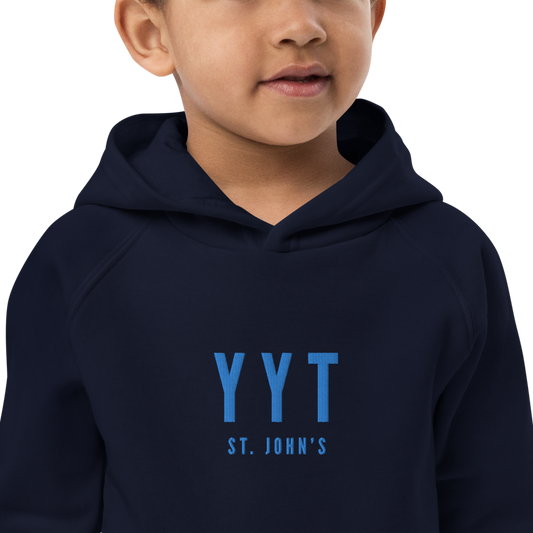 Kid's Sustainable Hoodie - Aqua Blue • YYT St. John's • YHM Designs - Image 02