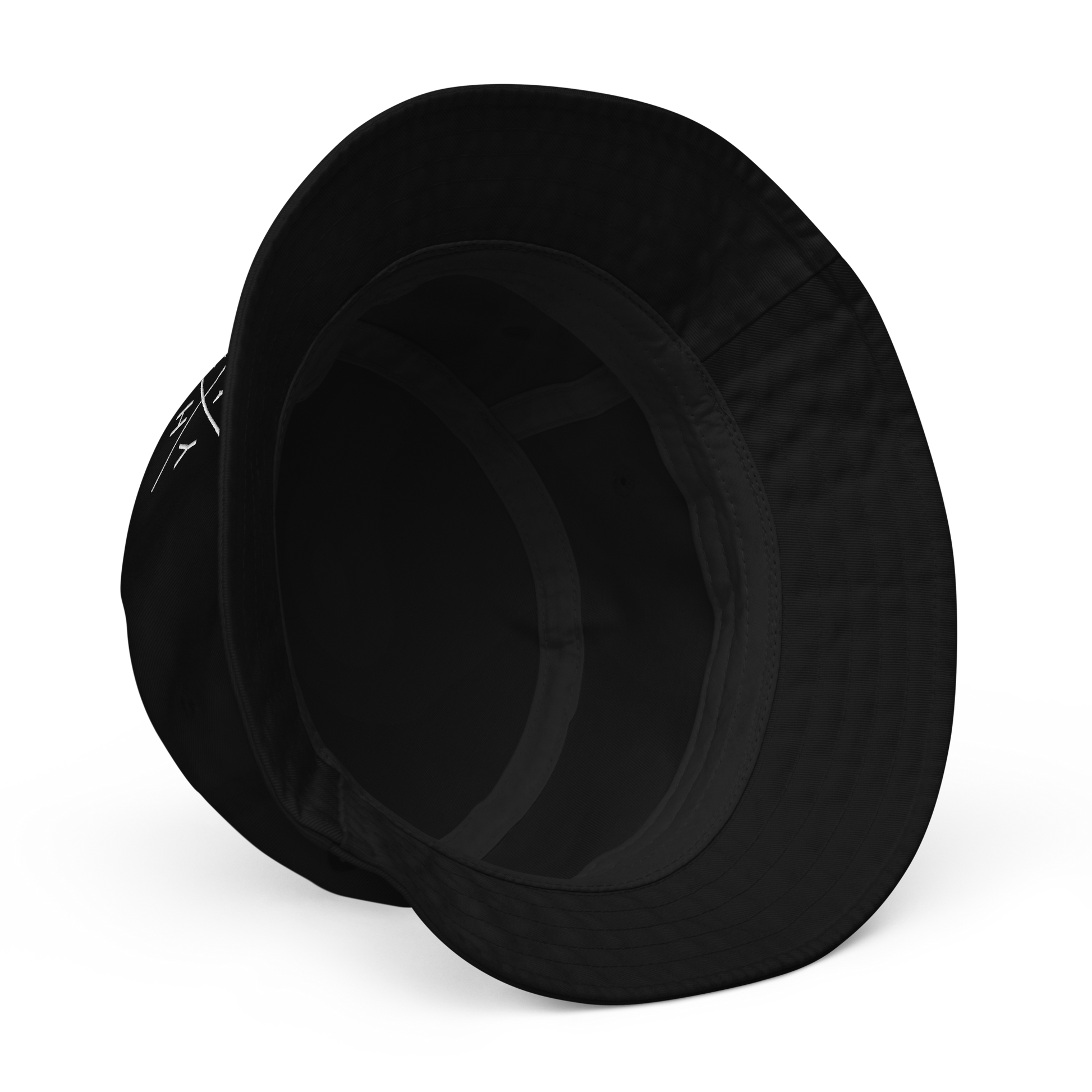 Crossed-X Organic Bucket Hat • YHZ Halifax • YHM Designs - Image 03