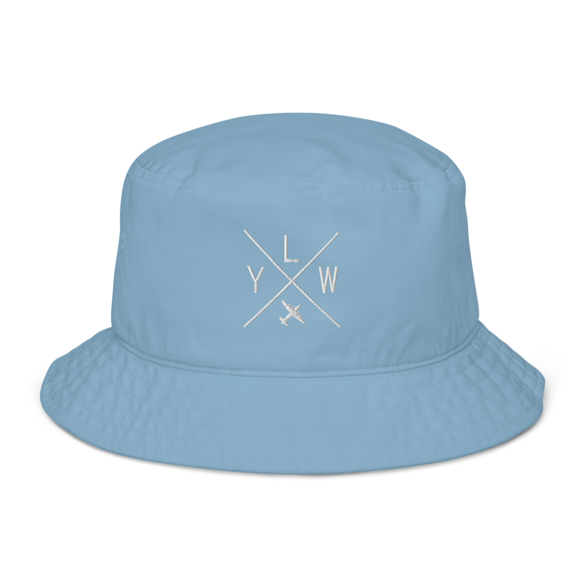 Crossed-X Organic Bucket Hat • YLW Kelowna • YHM Designs - Image 07