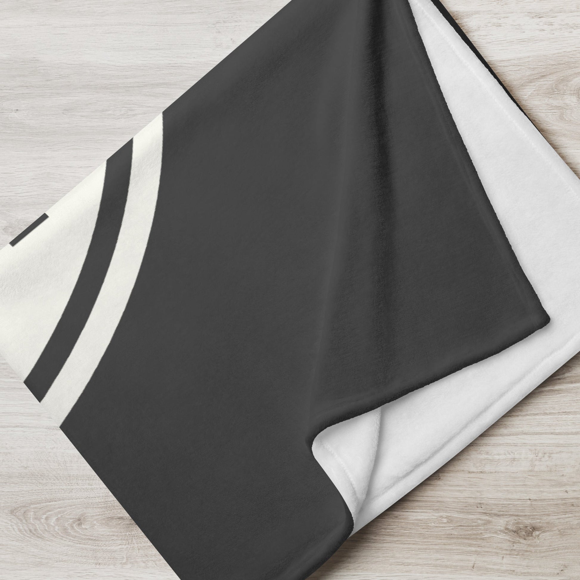 Unique Travel Gift Throw Blanket - White Oval • JKT Jakarta • YHM Designs - Image 05