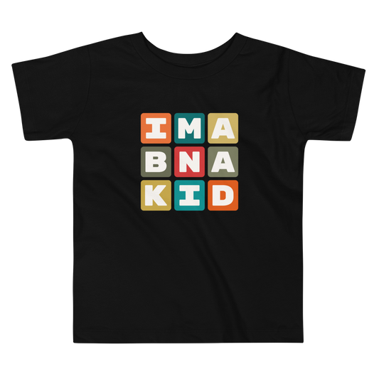 BNA Nashville Toddler T-Shirt • Colourful Blocks Design • YHM Designs - Image 02