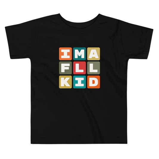 FLL Fort Lauderdale Toddler T-Shirt • Colourful Blocks Design • YHM Designs - Image 02