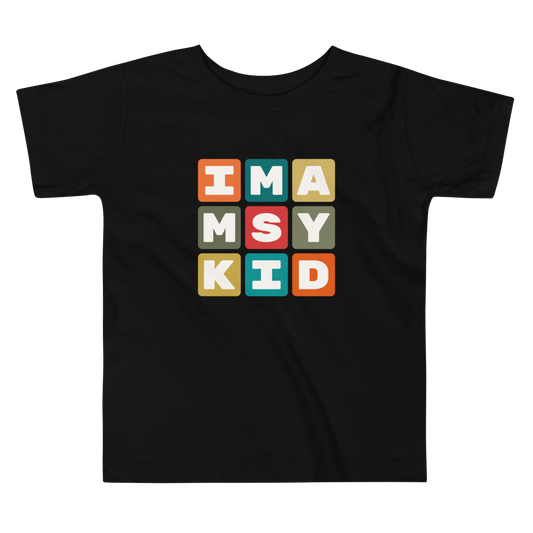 Toddler T-Shirt - Colourful Blocks • MSY New Orleans • YHM Designs - Image 02