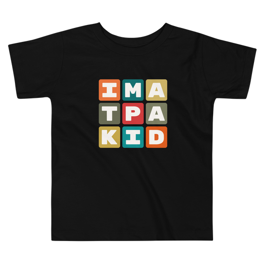 TPA Tampa Toddler T-Shirt • Colourful Blocks Design • YHM Designs - Image 02