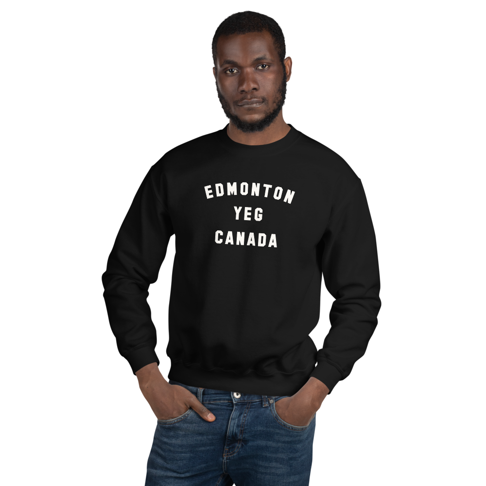 Varsity Design Sweatshirt • YEG Edmonton • YHM Designs - Image 03