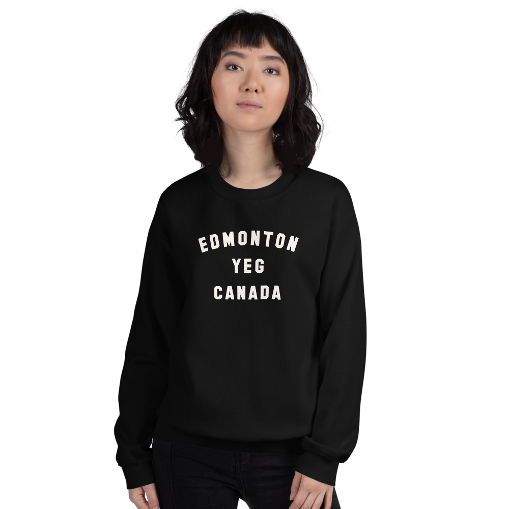 Varsity Design Sweatshirt • YEG Edmonton • YHM Designs - Image 04