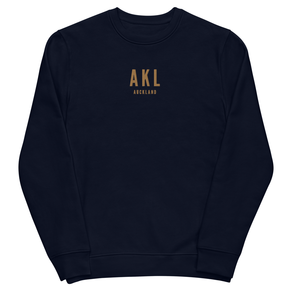 Sustainable Sweatshirt - Old Gold • AKL Auckland • YHM Designs - Image 02