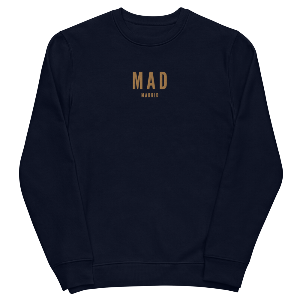 Sustainable Sweatshirt - Old Gold • MAD Madrid • YHM Designs - Image 02