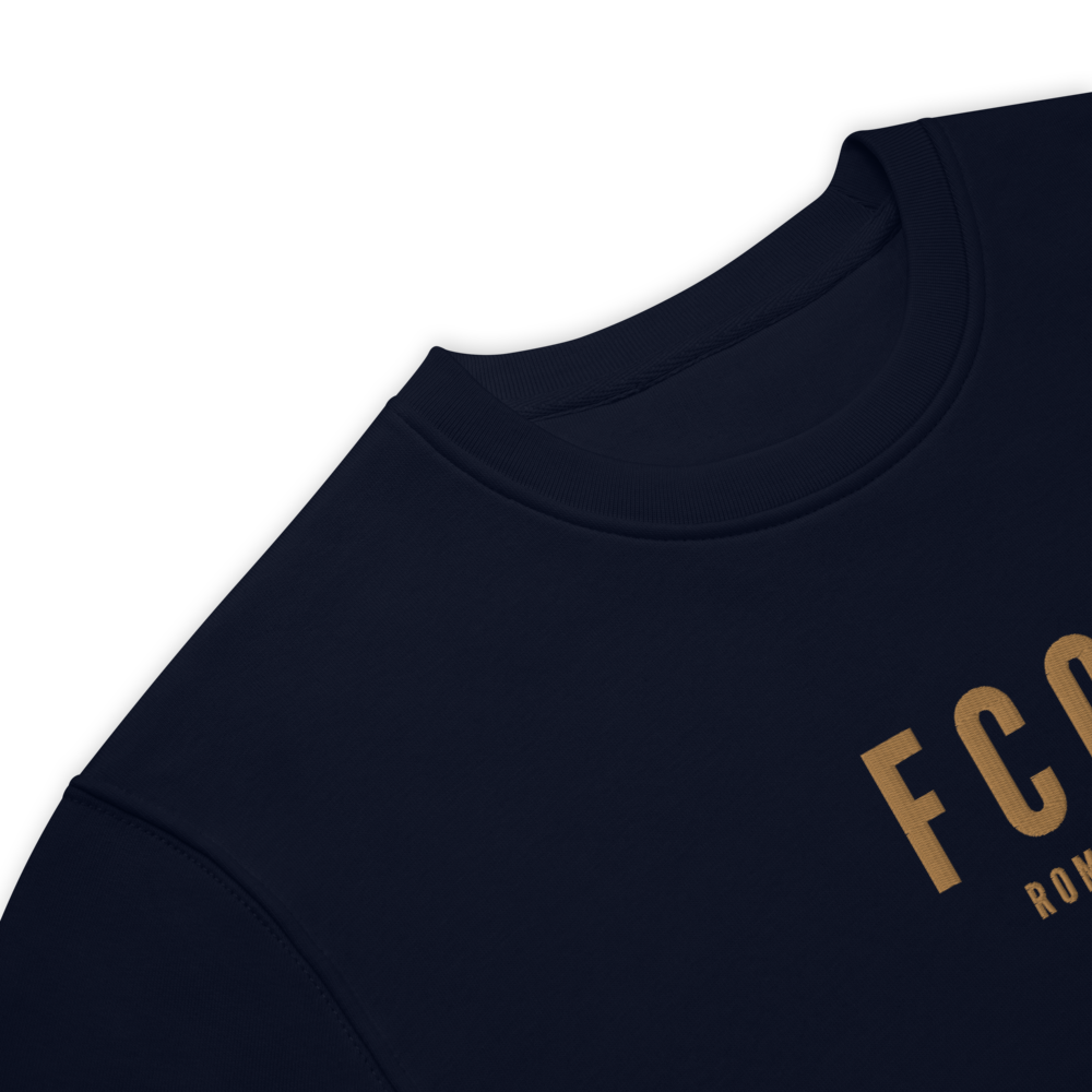 Sustainable Sweatshirt - Old Gold • FCO Rome • YHM Designs - Image 04
