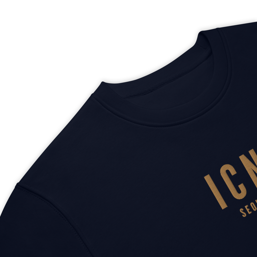 Sustainable Sweatshirt - Old Gold • ICN Seoul • YHM Designs - Image 04