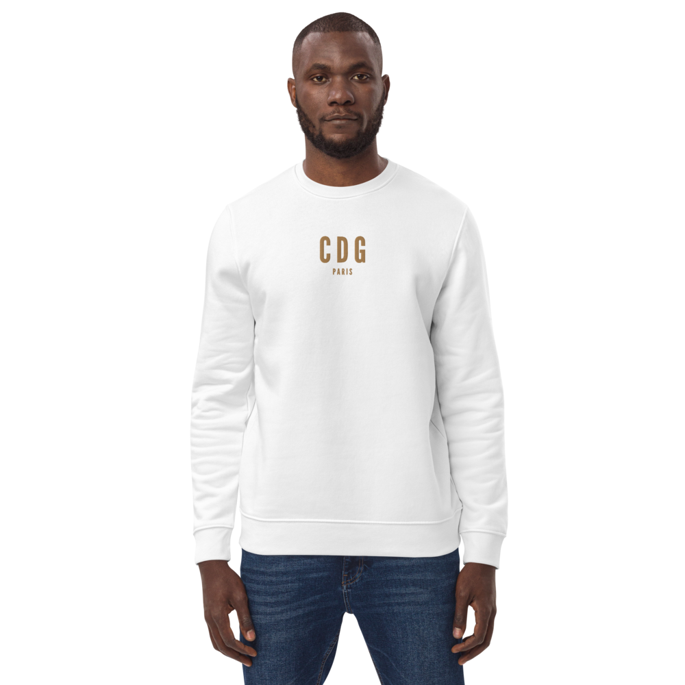 Sustainable Sweatshirt - Old Gold • CDG Paris • YHM Designs - Image 09