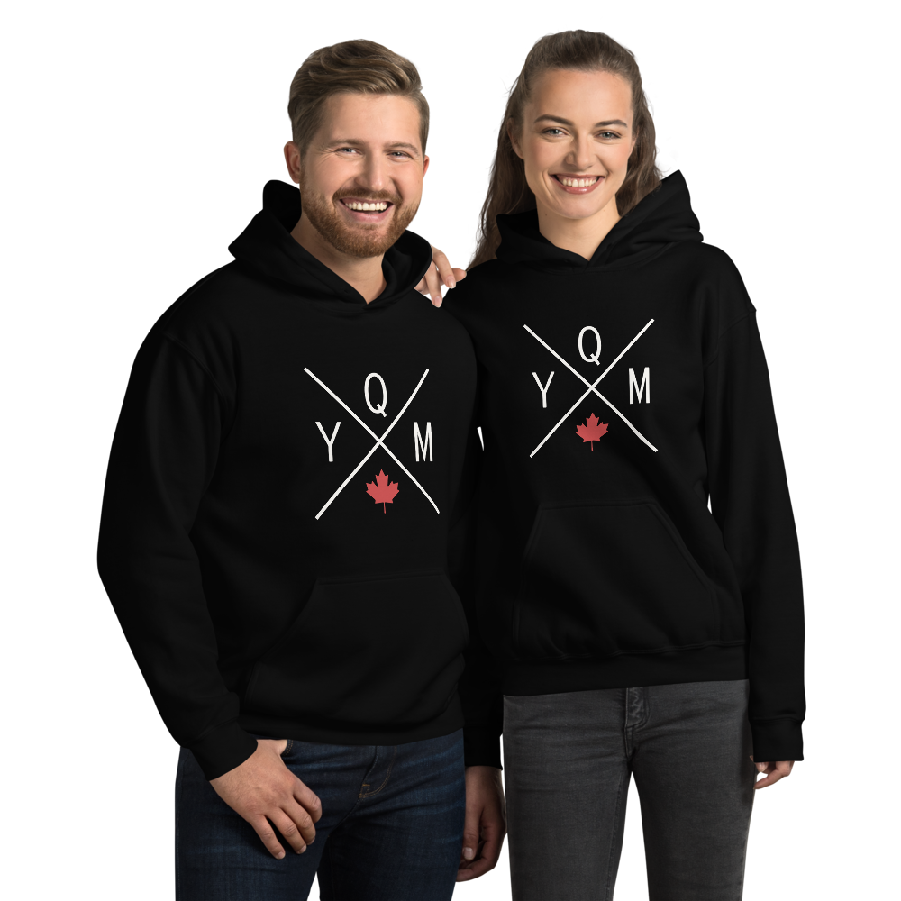 Maple Leaf Unisex Hoodie • YQM Moncton • YHM Designs - Image 03