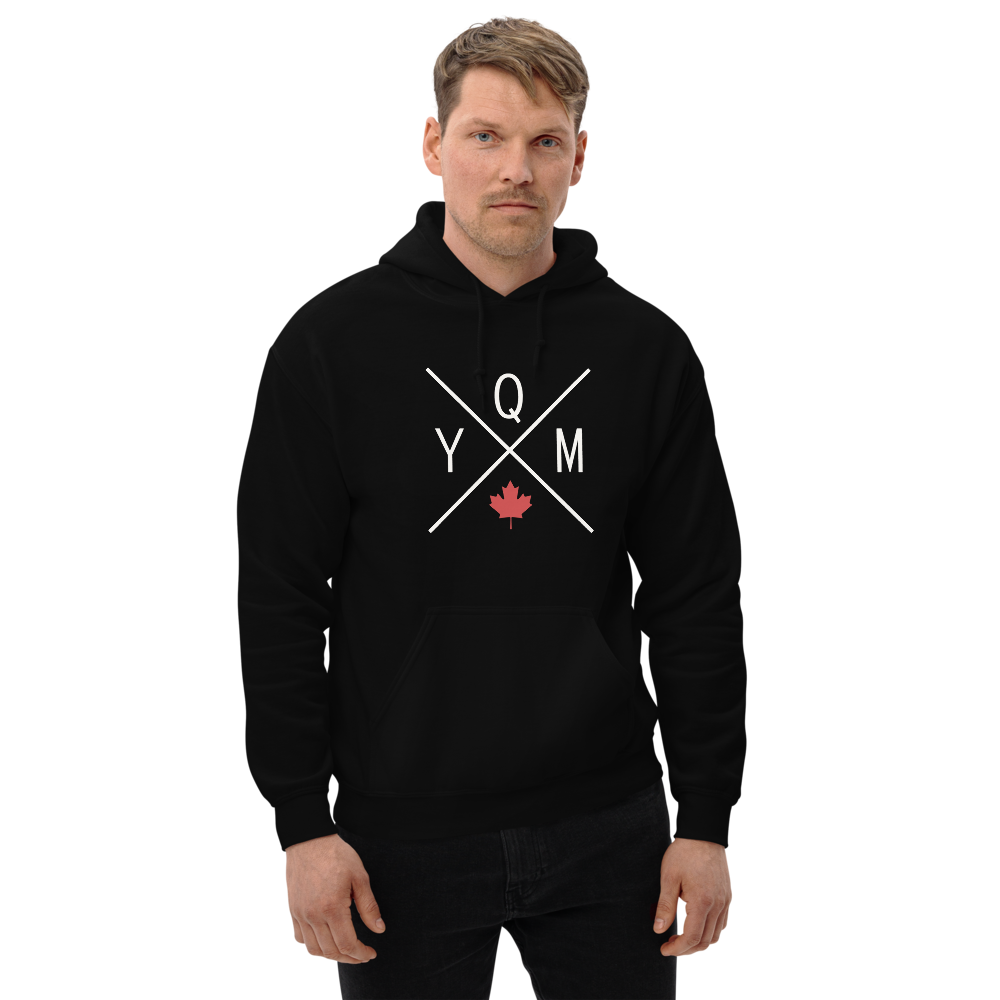 Maple Leaf Unisex Hoodie • YQM Moncton • YHM Designs - Image 05