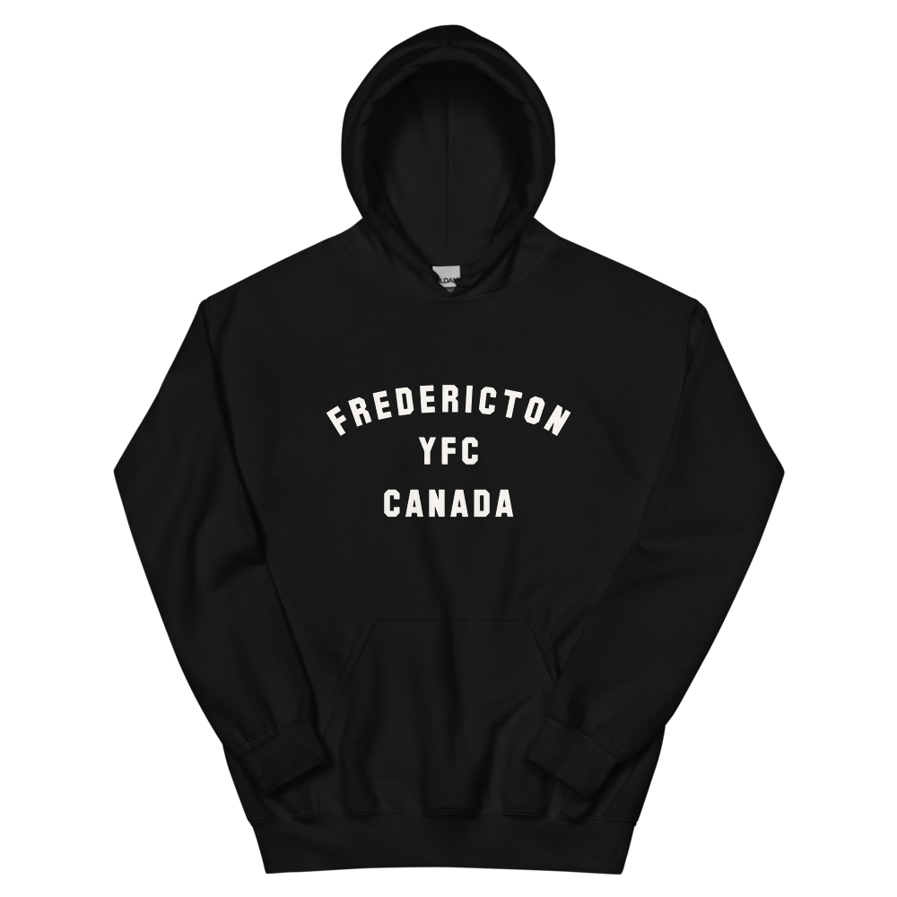 Varsity Hoodie - White • YFC Fredericton • YHM Designs - Image 02